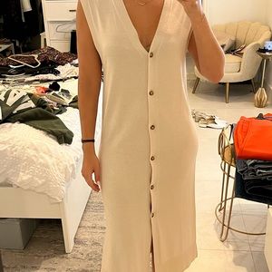 HM front button dress